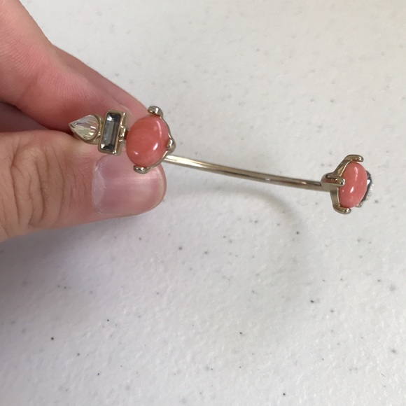 Vintage Pink Stone and Faux diamond Bracelet - Picture 7 of 8